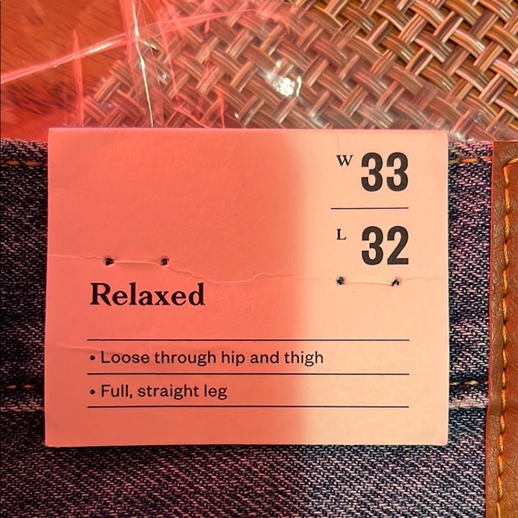 Goodfellow & Co Blue Straight Jeans with Faded Wash - Picture 4 of 4